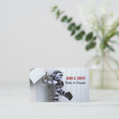 Visitenkarte malen und verzierend (Stehend Vorderseite)