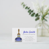 Visitenkarte malen und verzierend (Stehend Vorderseite)