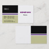 Visitenkarte Manager (Vorne/Hinten)