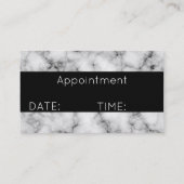 Visitenkarte/Marmor Terminkarte (Rückseite)