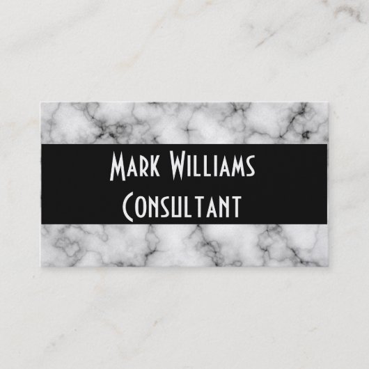 Visitenkarte/Marmor Terminkarte (Vorderseite)