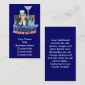 Visitenkarte - Martinis sollten steuerfrei sein (Vorne/Hinten)