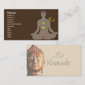 Visitenkarte, Meditation und Symbol Visitenkarte (Vorne/Hinten)