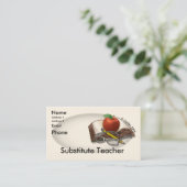Visitenkarte meines Ersatzlehrers (Stehend Vorderseite)