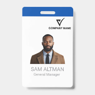 Visitenkarte Minimales Corporate Name & Logo Desig Ausweis