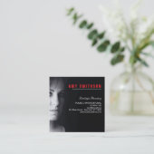 Visitenkarte Minimalistisch Benutzerdefiniert Ihr  (Stehend Vorderseite)