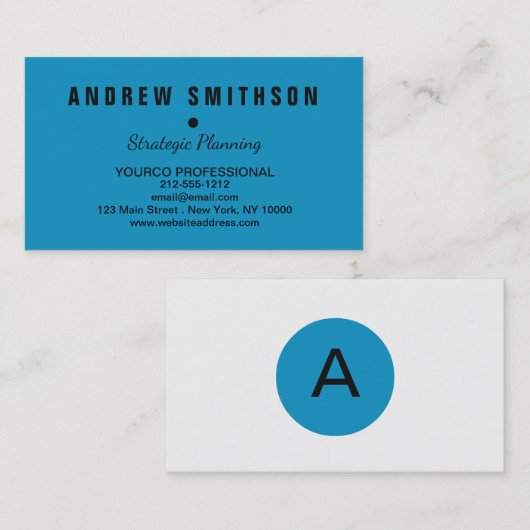 Visitenkarte Minimalistische, benutzerdefinierte V (Vorne/Hinten)