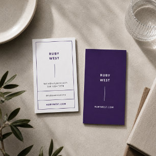 Visitenkarte   Minimalistisches persönliches Marke