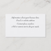 Visitenkarte mit Adler (Rückseite)