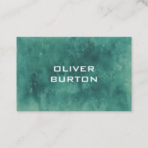 Visitenkarte mit Aquarellstruktur.