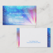 Visitenkarte mit atemberaubendem abstraktem Licht (Vorne/Hinten)