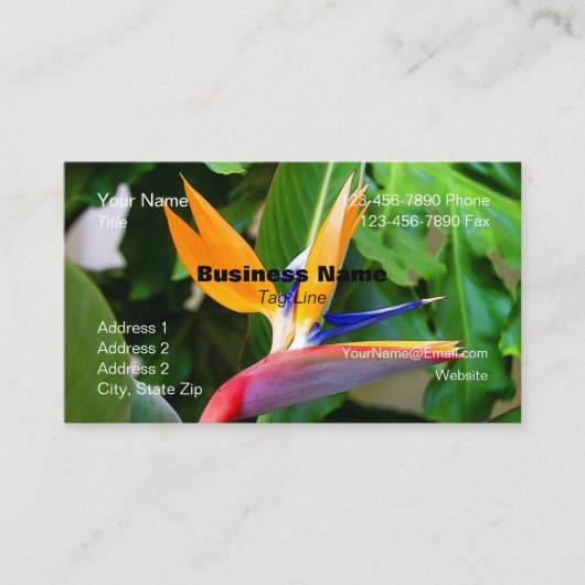 Visitenkarte mit Blume - HAMbyWG (Vorderseite)