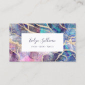 Visitenkarte mit dunklem optischem Hintergrund (Vorderseite)