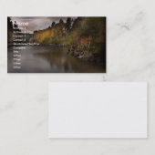 Visitenkarte mit farbigem Hintergrund (Vorne/Hinten)