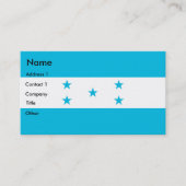 Visitenkarte mit Flagge Honduras (Vorderseite)