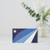 Visitenkarte mit Flagge von Kolumbien, SC (Stehend Vorderseite)