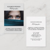 Visitenkarte mit Foto Hintergrund. (Vorne/Hinten)