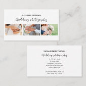 Visitenkarte mit Foto Hintergrund. (Vorne/Hinten)