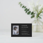 Visitenkarte mit Foto Vorlage - Selbst  Gestalten (Stehend Vorderseite)