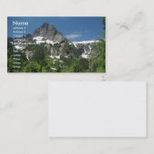 Visitenkarte mit Gebirgshintergrund (Vorne/Hinten)