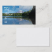 Visitenkarte mit Gebirgshintergrund (Vorne/Hinten)