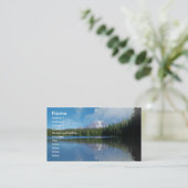 Visitenkarte mit Gebirgshintergrund (Stehend Vorderseite)