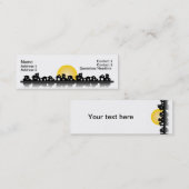 Visitenkarte mit Häusern (Vorne/Hinten)