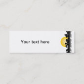 Visitenkarte mit Häusern (Rückseite)