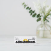 Visitenkarte mit Häusern (Stehend Vorderseite)