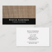 Visitenkarte mit Hintergrund (Vorne/Hinten)