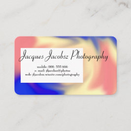 Visitenkarte mit Hintergrund der Retro-Gefärbte Kr