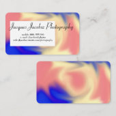 Visitenkarte mit Hintergrund der Retro-Gefärbte Kr (Vorne/Hinten)