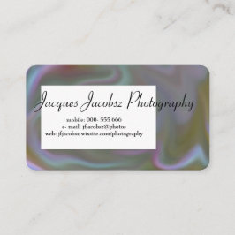 Visitenkarte mit Hintergrund der Retro-Gefärbte Kr