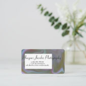 Visitenkarte mit Hintergrund der Retro-Gefärbte Kr (Stehend Vorderseite)