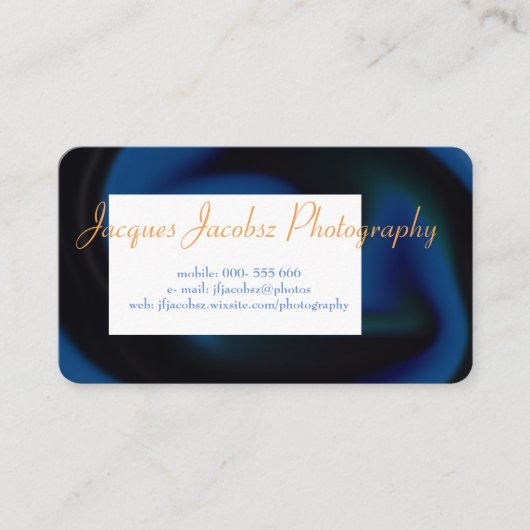 Visitenkarte mit Hintergrund der Retro-Gefärbte Kr (Vorderseite)