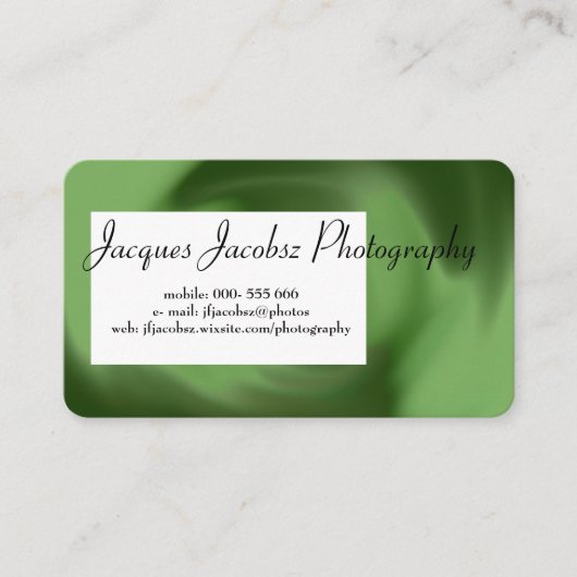 Visitenkarte mit Hintergrund der Retro-Gefärbte Kr (Vorderseite)