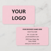  Visitenkarte mit individuellem Logo, Farben, Schr (Vorne/Hinten)