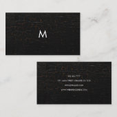 Visitenkarte mit klassischer Textur (Vorne/Hinten)