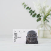 Visitenkarte mit Kopf von Buddha (Stehend Vorderseite)