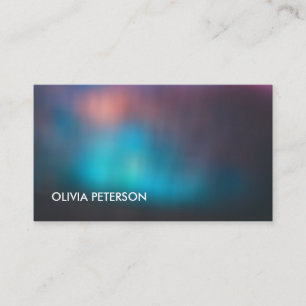 Visitenkarte mit leuchtendem Hintergrund