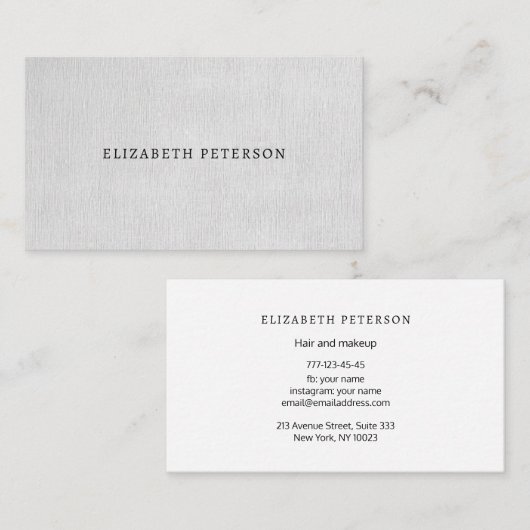 Visitenkarte mit modernem Hintergrund (Vorne/Hinten)