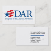 Visitenkarte mit Office/Kapitel (Vorne/Hinten)