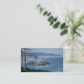 Visitenkarte mit Ozeanhintergrund (Stehend Vorderseite)