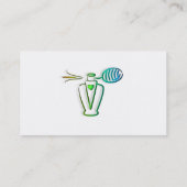 Visitenkarte mit Parfüm (Rückseite)