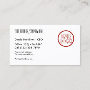 Visitenkarte mit Personalisiertem Logo