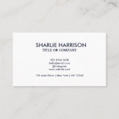 Visitenkarte mit QR-Code (Rückseite)