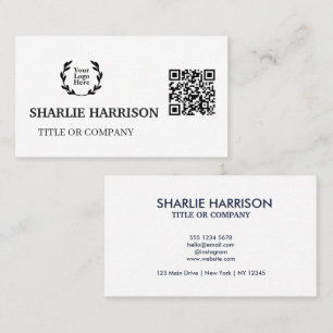 Visitenkarte mit QR-Code