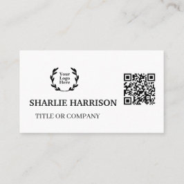 Visitenkarte mit QR-Code