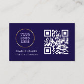 Visitenkarte mit QR-Code (Vorderseite)