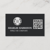 Visitenkarte mit QR-Code (Vorderseite)